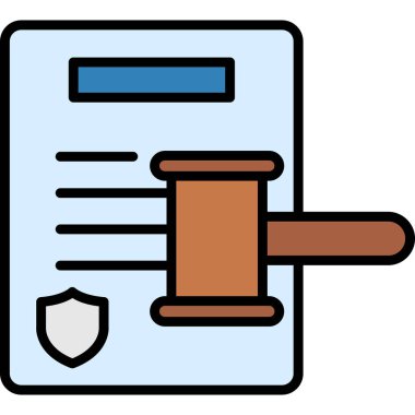 Adalet simgesi vektörünün çekici