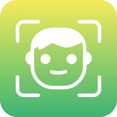 avatar erkek kullanıcı simgesi, yüz kimliği 