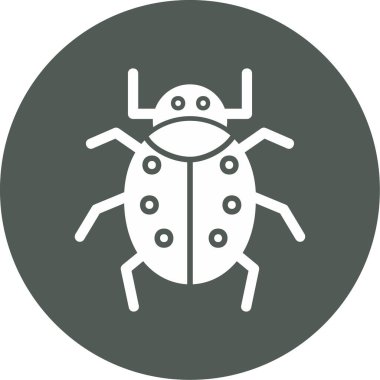 Böcek. Web simgesi basit illüstrasyon 