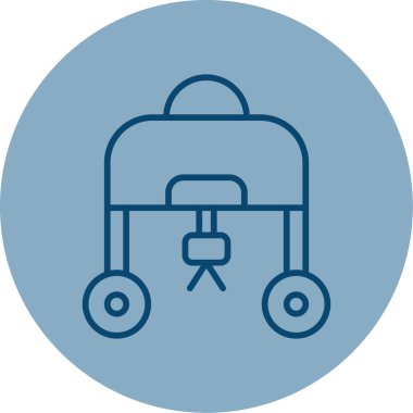 Yabani ot ağı simgesi, vektör illüstrasyonu