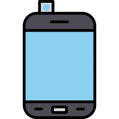 Smartphone web simgesi, vektör çizim 