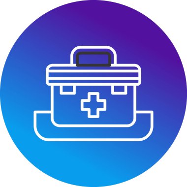 çanta kutsal kişilerin resmi, vektör çizim