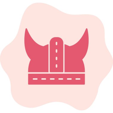 Kask simgesi vektör illüstrasyonu 