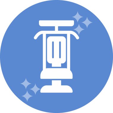 Modern Gym Machine simgesinin vektör çizimi         