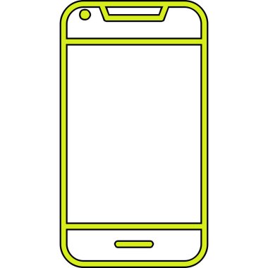 Smartphone web simgesi, vektör çizim 