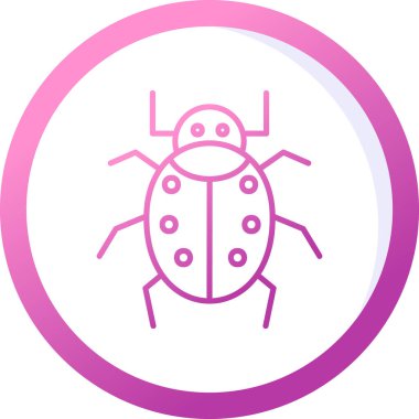 Böcek. Web simgesi basit illüstrasyon 