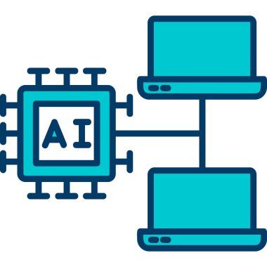 veri paylaşım simgesi. vektör illüstrasyonu        