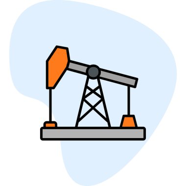 yağ pompası ikon vektör illüstrasyonu 