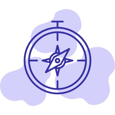 Pusula simgesi vektör resimlemesi 