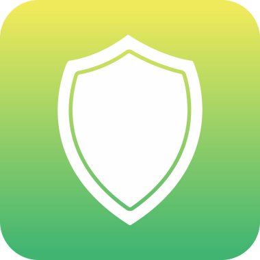 kalkan simgesi web basit illüstrasyon