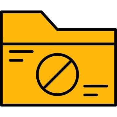 dosya dizin simgesi. dizin dizin vektör simgesi rengi düz izole