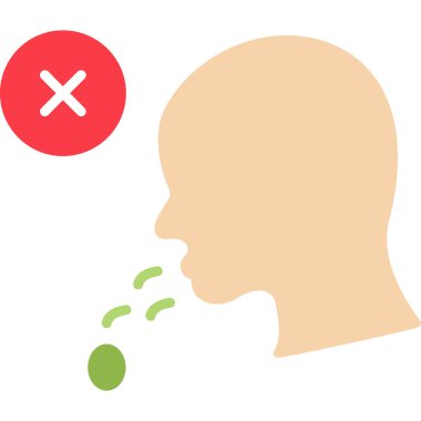  Web simgesi vektör illüstrasyonunu tükür 