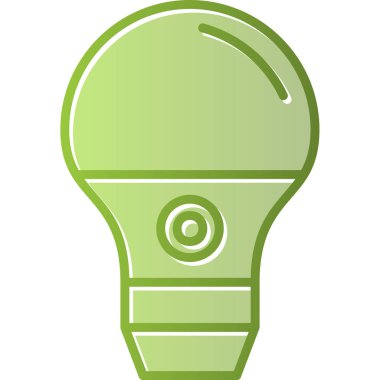 ampul simgesi, vektör illüstrasyonu 