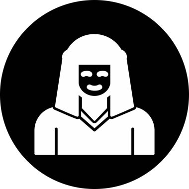 Bedevi web simgesi, vektör illüstrasyonu 