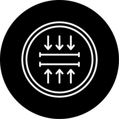 Zayıf. Web simgesi vektör illüstrasyonu