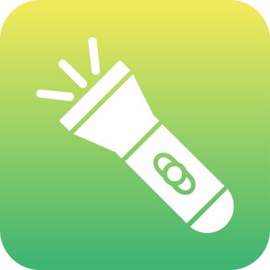 el feneri. Web simgesi basit illüstrasyon