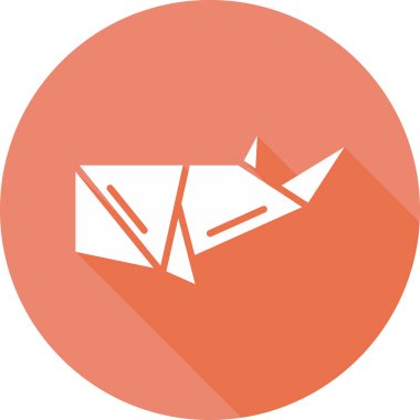 balina ağ simgesi, vektör illüstrasyonu