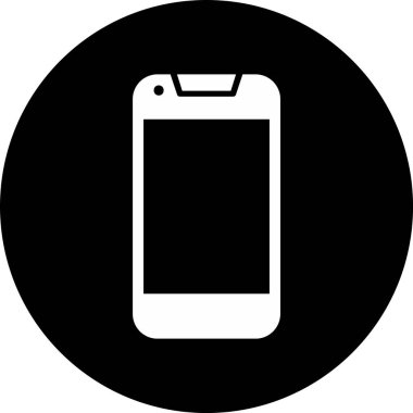 Smartphone web simgesi, vektör çizim 