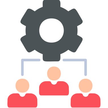 Bir grup insanın vektör çizimi, Takım Yönetimi