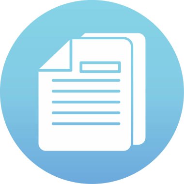 dokümanlar web simgesi vektör illüstrasyonu