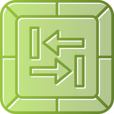 Sekme Anahtarı Web simgesi vektör çizimi