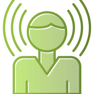 Farkındalık simgesi. Web simgesi vektör illüstrasyonu