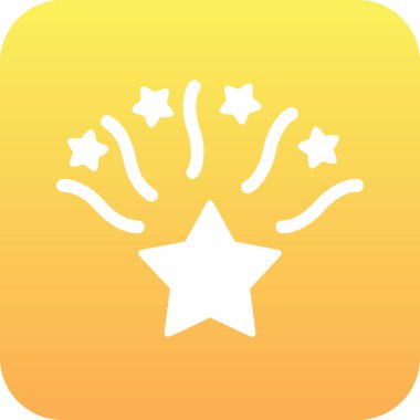 Yıldız web simge vektör çizim 