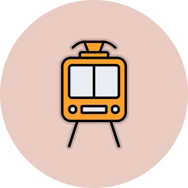 Web simgesi tren, illüstrasyon vektör 