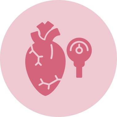 Tansiyon ikonu vektör illüstrasyonu           