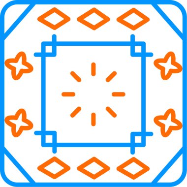 Döşeme. Web simgesi basit illüstrasyon