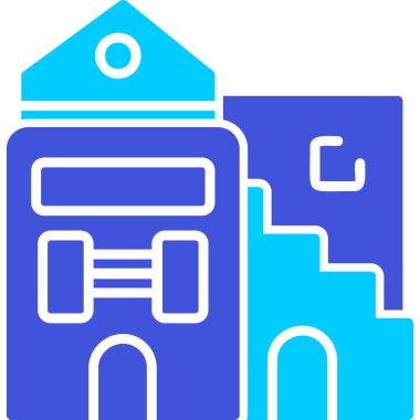 vektör evi oluşturma simgesi, modern tasarım illüstrasyonu 