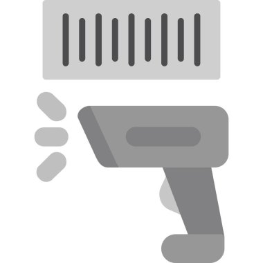 Barkod Tarayıcı simgesi, vektör illüstrasyonu