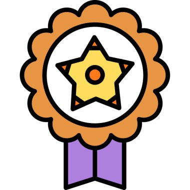 Yıldız web simge vektör çizim 