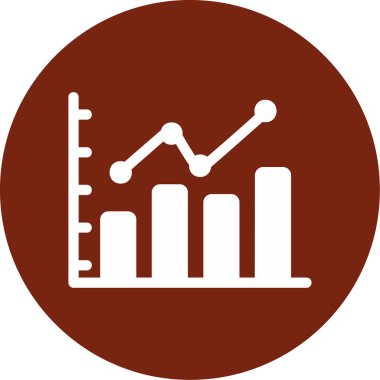 bar çizelgesi simgesi, vektör illüstrasyonu 