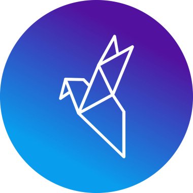 kuş ağı simgesi, vektör illüstrasyonu 