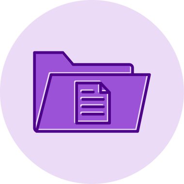 dosya dizini vektör illüstrasyonu