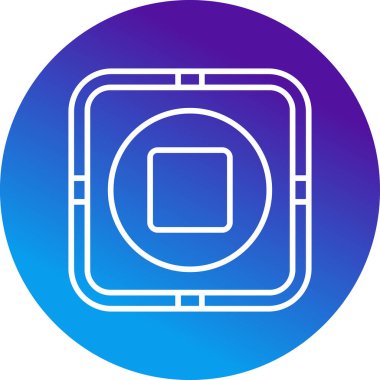 dur simgesi, vektör illüstrasyonu 