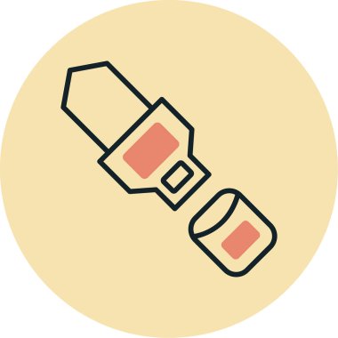 Özdenetim web simgesi, vektör illüstrasyonu