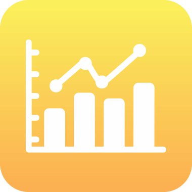 bar çizelgesi simgesi, vektör illüstrasyonu 