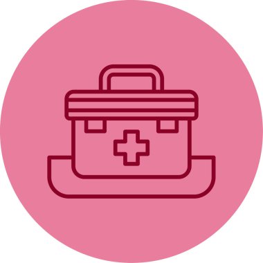 çanta kutsal kişilerin resmi, vektör çizim