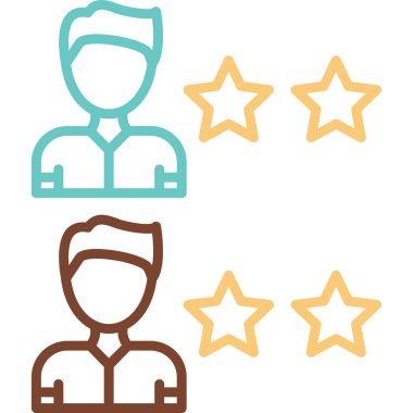 puan simgesi, vektör illüstrasyonu 