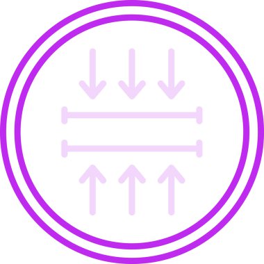 Zayıf. Web simgesi vektör illüstrasyonu