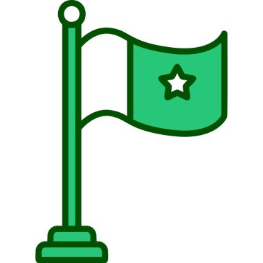 bayrak web simge vektör çizim