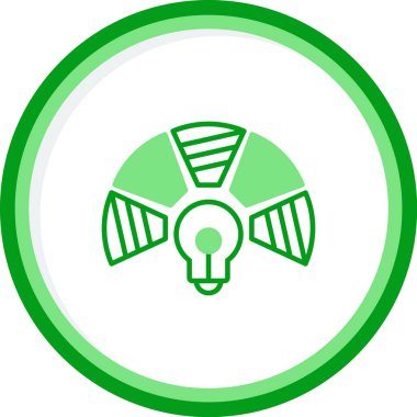 Donut Çizelgesi simgesinin vektör çizimi 