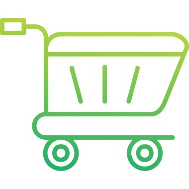 Tramvay. Web simgesi vektör illüstrasyonu 