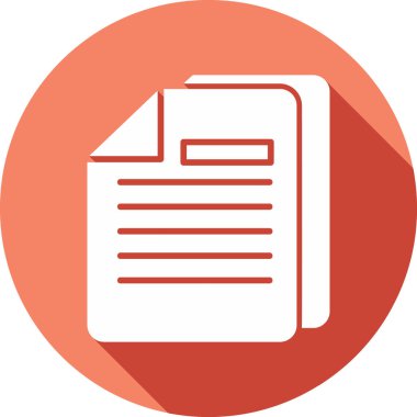 dokümanlar web simgesi vektör illüstrasyonu