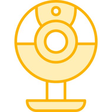 Web kamera simge vektör çizim