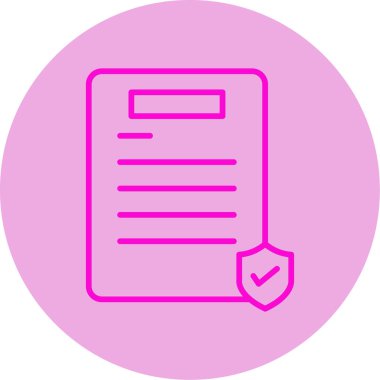 Veri Web simgesi basit illüstrasyon 