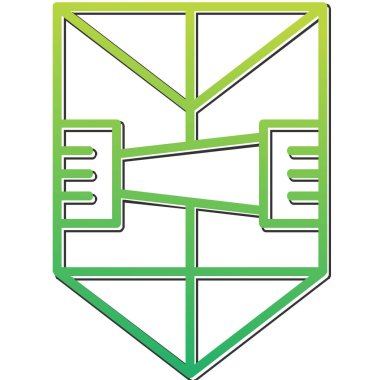 Prizma. Web simgesi basit illüstrasyon                 