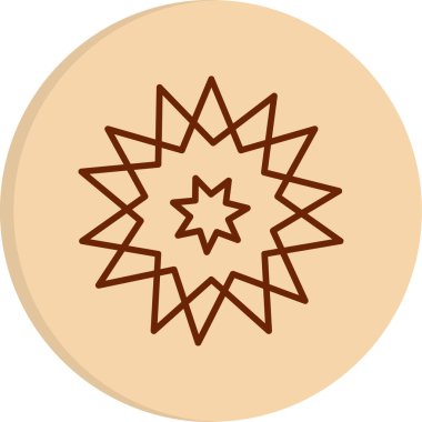 Yıldız web simge vektör çizim 